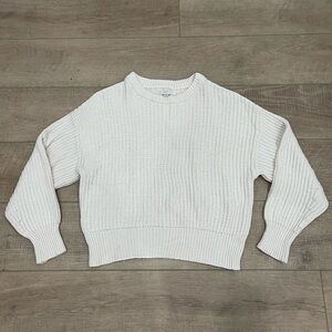 A new day Cable Knit White Sweater